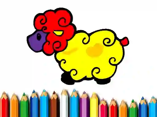 Hra Baby Sheep Coloring