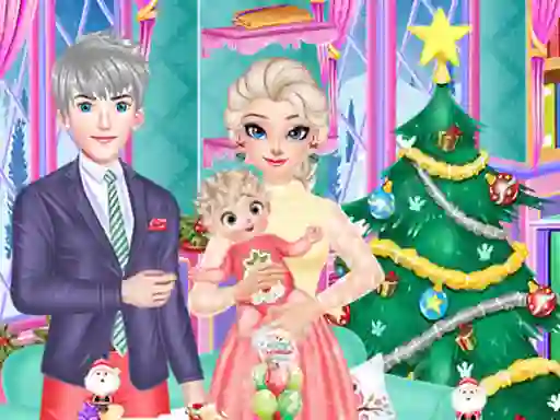 Hra Frozen Family Christmas Preparation
