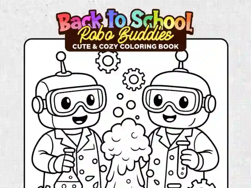 Hra Back to School: Robot Coloring Book