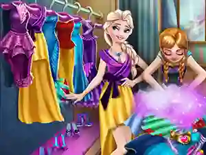 Hra Ice Kingdom Wardrobe Cleaning