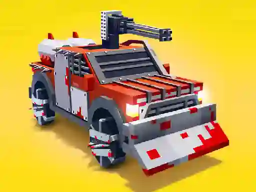 Hra Zombie Derby Blocky Roads