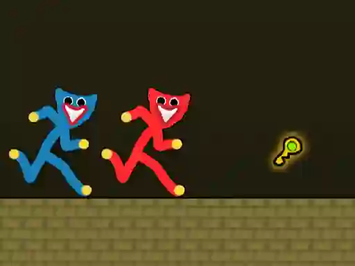 Hra Red and Blue Stickman Huggy