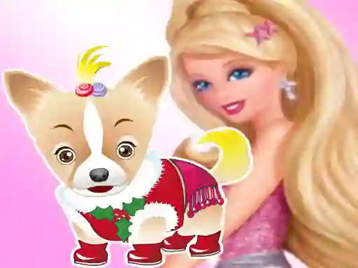 Hra Barbie's Dog Dressup