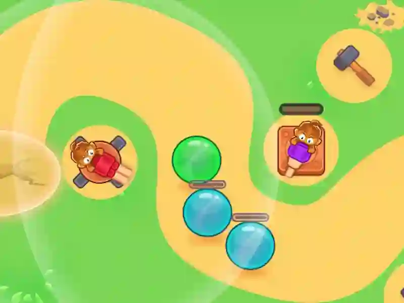 Hra Monkey Bubble Defense