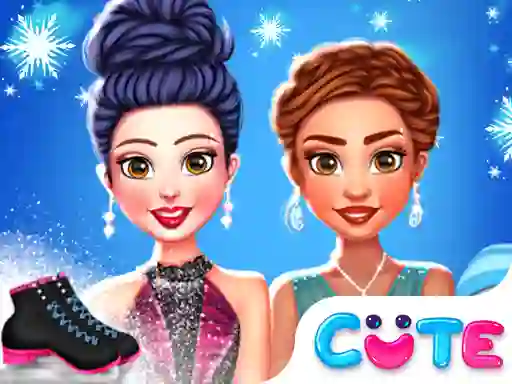 Hra Princess Winter Ice Skating Outfits