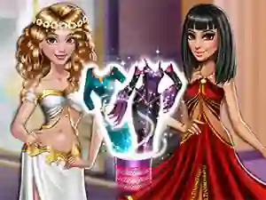 Hra Dolly Princess vs. Villain Dress Up