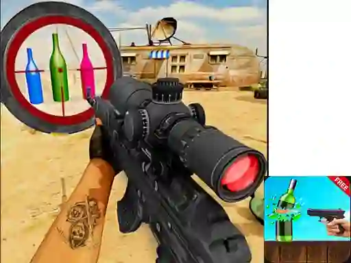 Hra Sniper Bottle Shooting