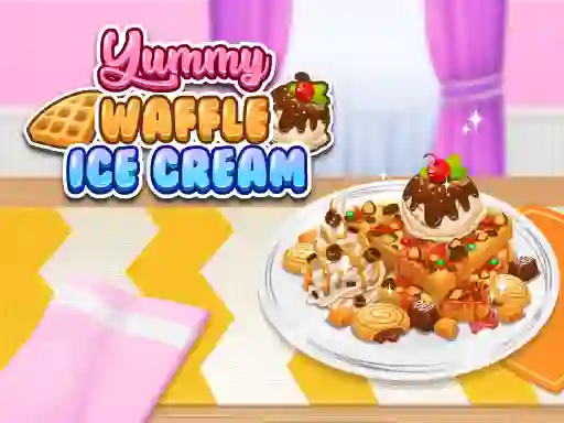 Hra Yummy Waffle Ice Cream