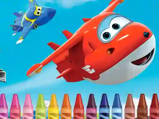 Hra Superwings Coloring