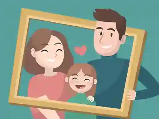Hra Happy Family Puzzle