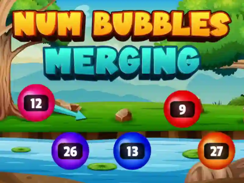 Hra Num Bubbles Merging