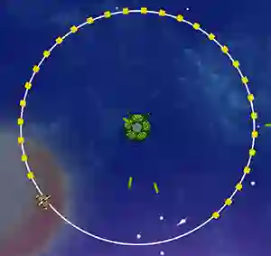 Hra Orbit Avoider