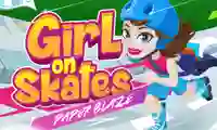 Hra Girl on Skates Paper Blaze