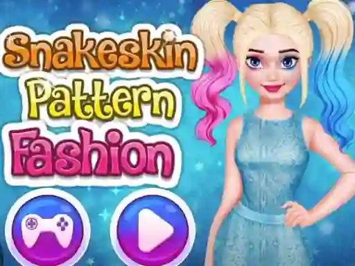Hra Snakeskin Pattern Fashion