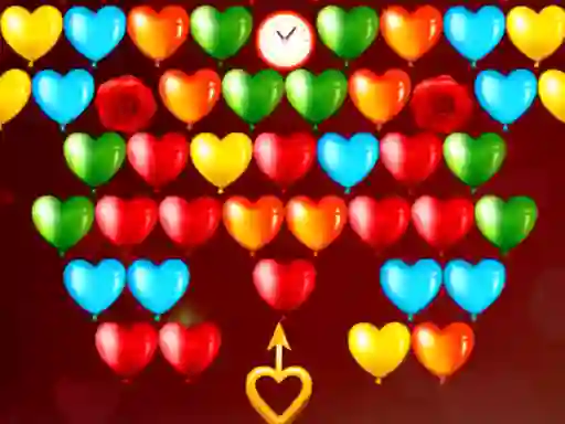 Hra Bubble Shooter Valentines