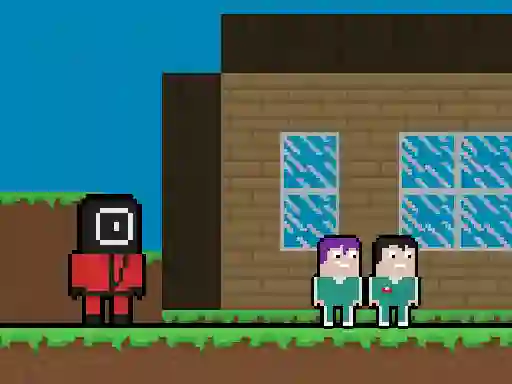 Hra Squid Escape But Blockworld