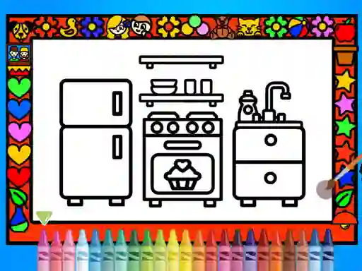 Hra Color and Decorate Rooms