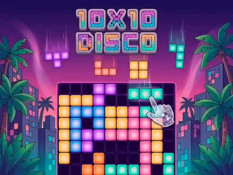 Hra 10x10 Disco
