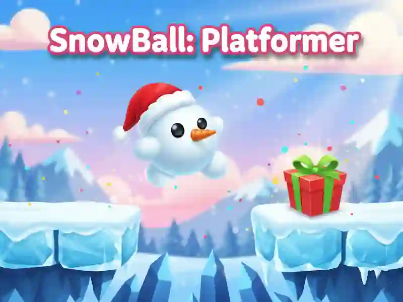 Hra SnowBall: Platformer