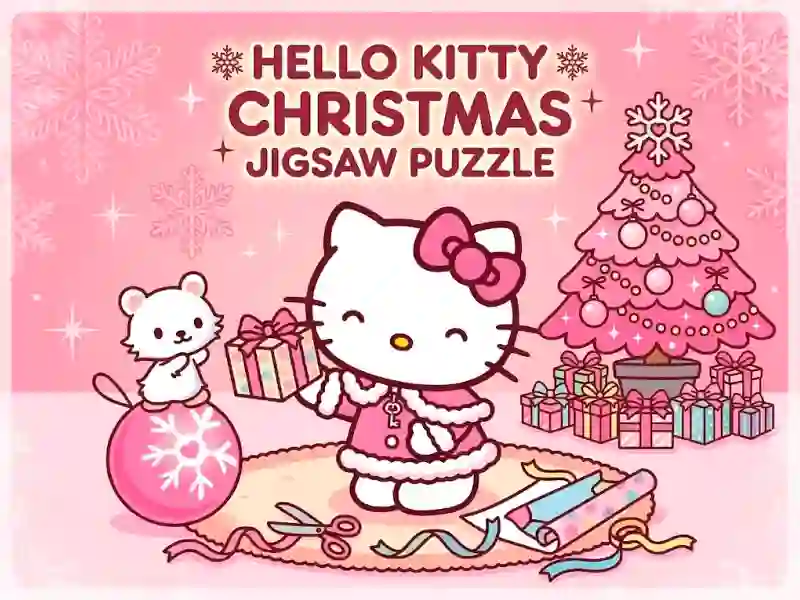 Hra Hello Kitty Christmas Jigsaw Puzzle