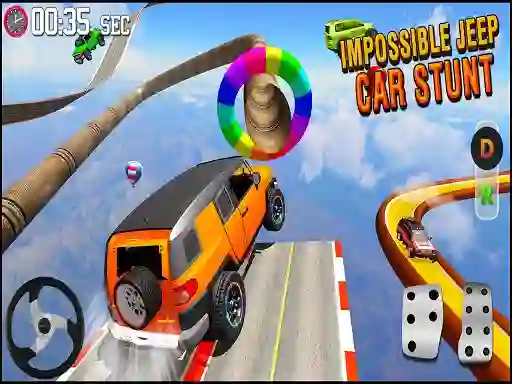 Hra GT Jeep Impossible Mega Dangerous Track