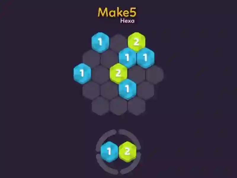 Hra Make 5 Hexa