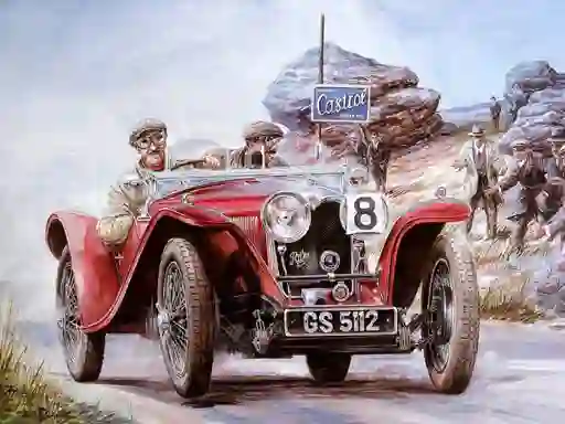 Hra Vintage Cars Puzzle