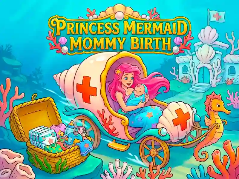 Hra Princess Mermaid Mommy Birth