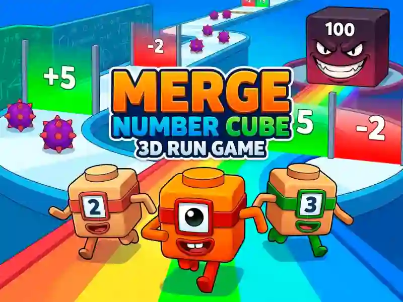 Hra Merge Number Cube 3d Run Game