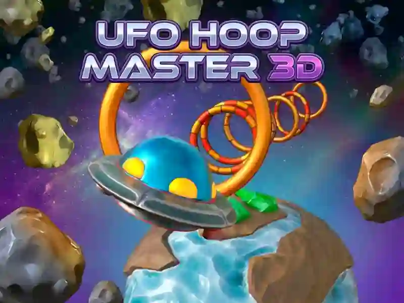 Hra Ufo Hoop Master 3d