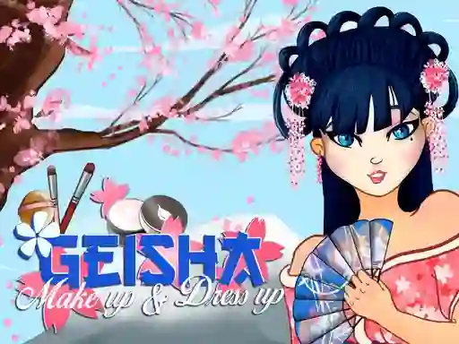 Hra Geisha make up and dress up