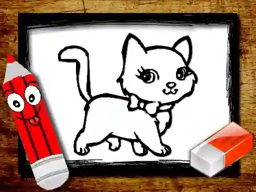 Hra Back to School: Animals Coloring Book