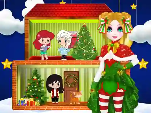 Hra Christmas Puppet Princess House