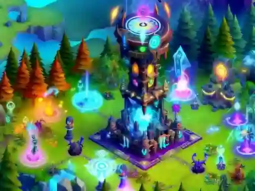 Hra 2D Fantasy Tower Defence