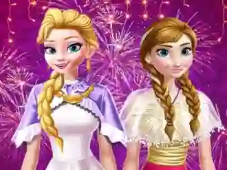 Hra Ellie and Annie New Year Eve Party