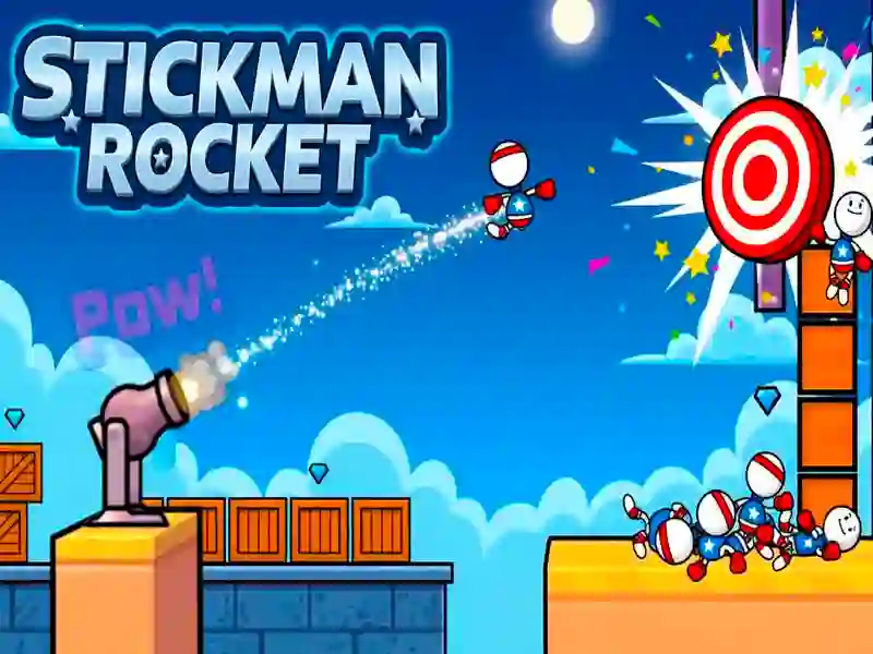 Hra Stickman Rocket