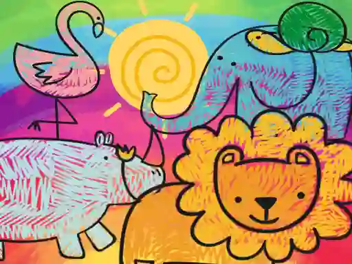 Hra Little Animals Coloring