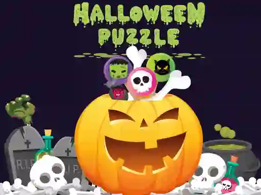 Hra Halloween Puzzle