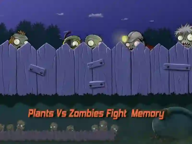 Hra Plants vs Zombies Fight Memory