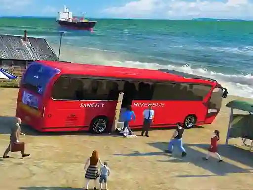 Hra Water Surfer Bus Simulation Game 3D