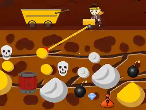 Hra Lady Gold Miner