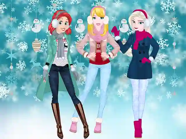 Hra Princesses Winter Spree