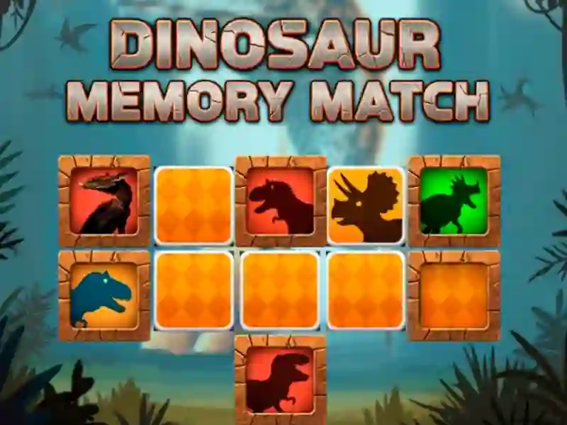 Hra Dinosaur Memory Match