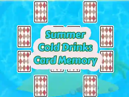 Hra Summer Cold Drinks Card Memory