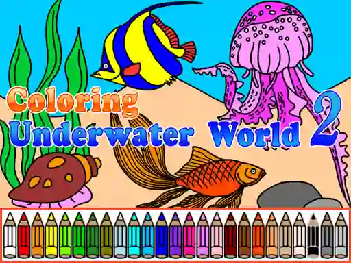 Hra Сoloring Underwater World 2