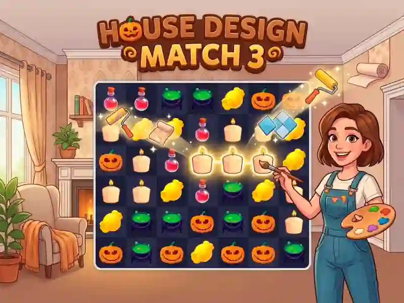 Hra House Design Match 3