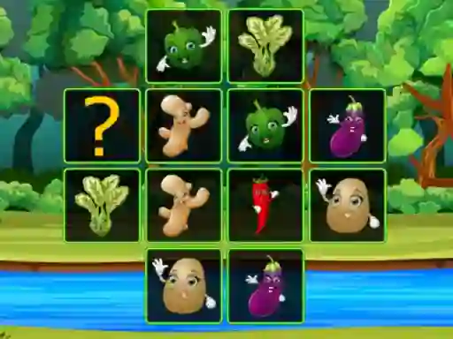 Hra Vegetable Cards Match