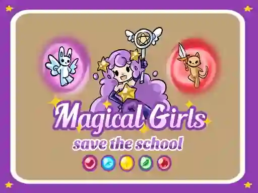 Hra Magical Girls Save the School
