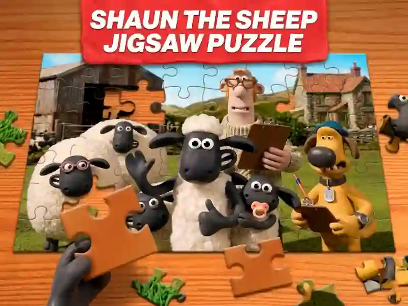 Hra Shaun the Sheep Jigsaw Puzzle