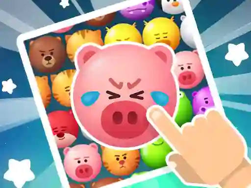 Hra Crazy Zoo Swipe Match 3 Puzzle